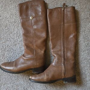 Tory Burch Saddle Brown ZipUp Boot